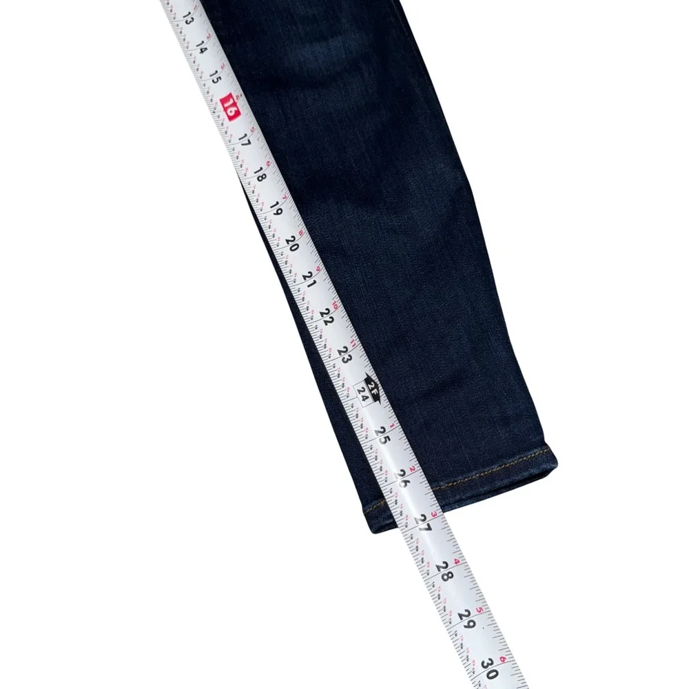 Fidelity Denim Gwen High Rise Super Skinny Jeans Dark Wash Women's Size 25 - Picture 8 of 10